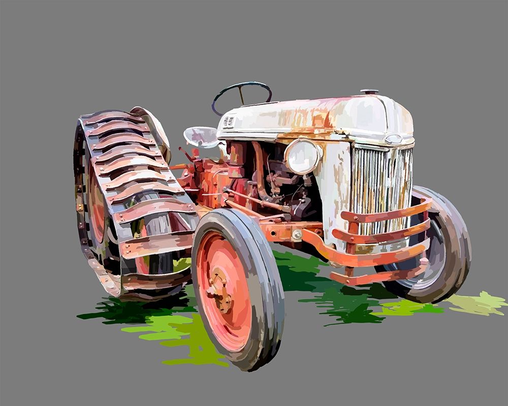 Wall Art Painting id:215133, Name: Vintage Tractor XIV, Artist: Kalina, Emily