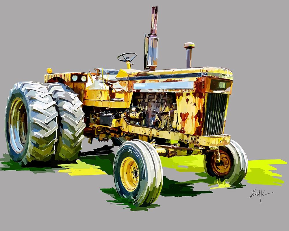 Wall Art Painting id:215134, Name: Vintage Tractor XV, Artist: Kalina, Emily