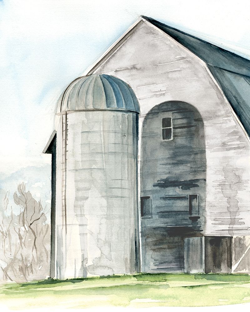 Art Print: Weathered Barn I