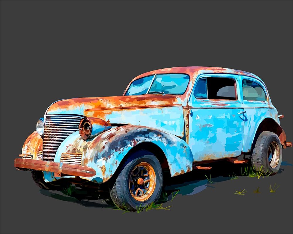 Wall art: Rusty Car I, by Kalina, Emily