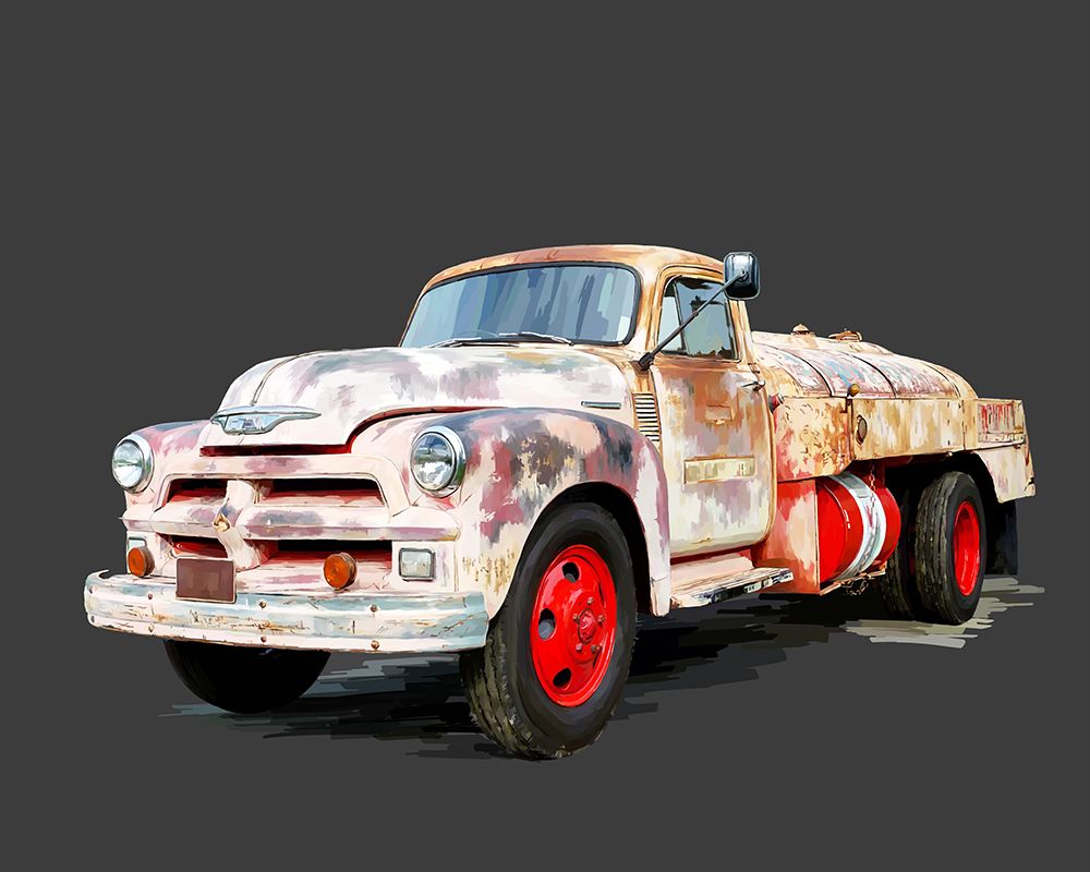 Wall Art Painting id:217697, Name: Vintage Truck II, Artist: Kalina, Emily