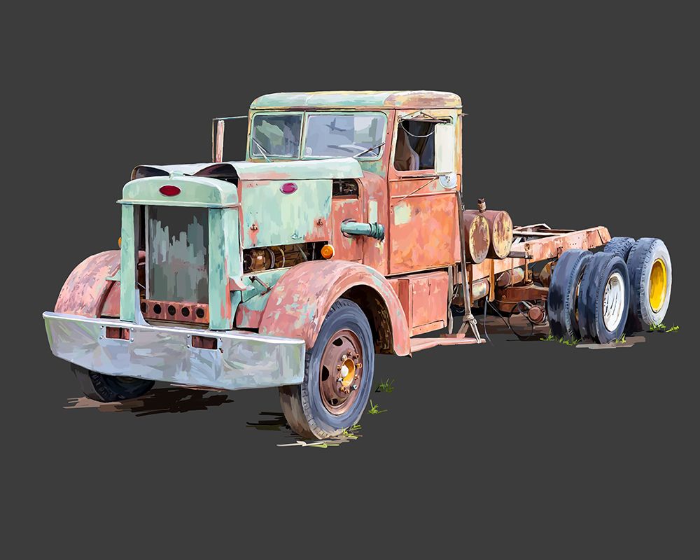 Wall Art Painting id:217698, Name: Vintage Truck III, Artist: Kalina, Emily