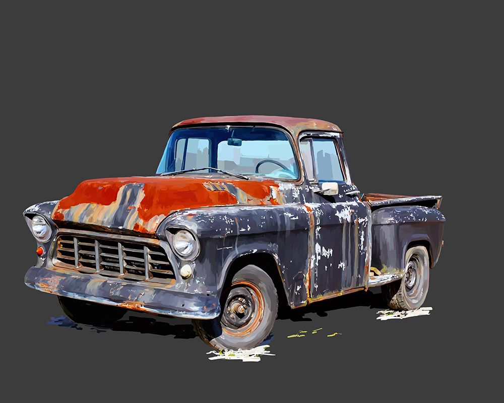 Wall Art Painting id:217699, Name: Vintage Truck IV, Artist: Kalina, Emily