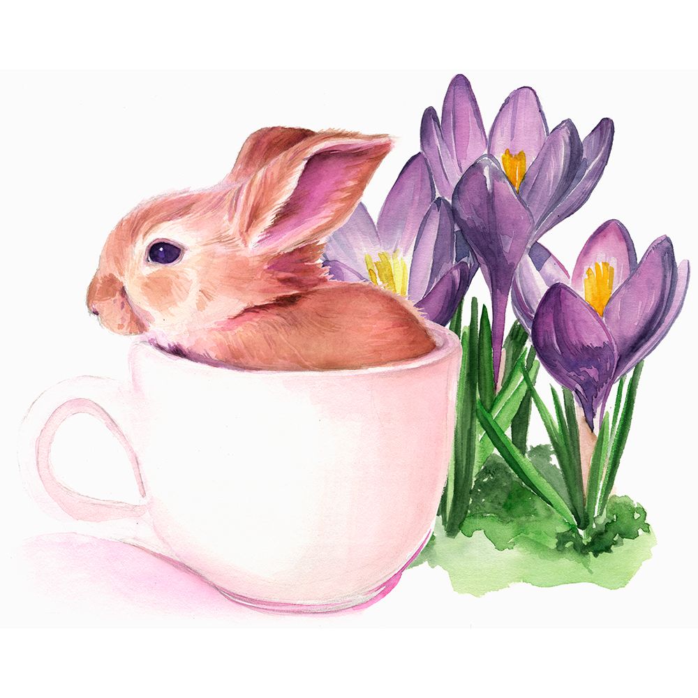 Art Print: Bunny Crossing I