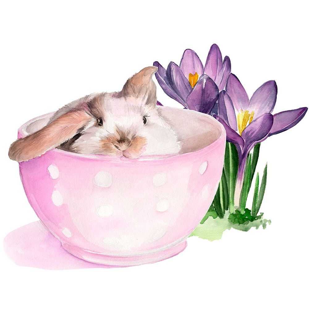 Art Print: Bunny Crossing II