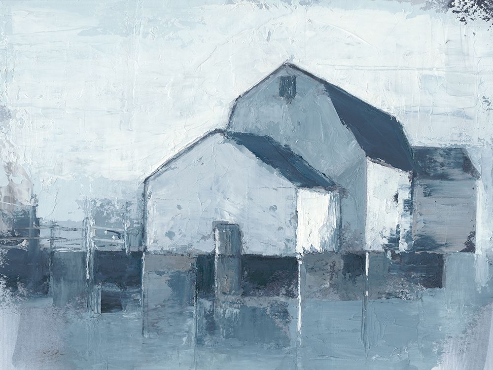 Art Print: Indigo Barns II