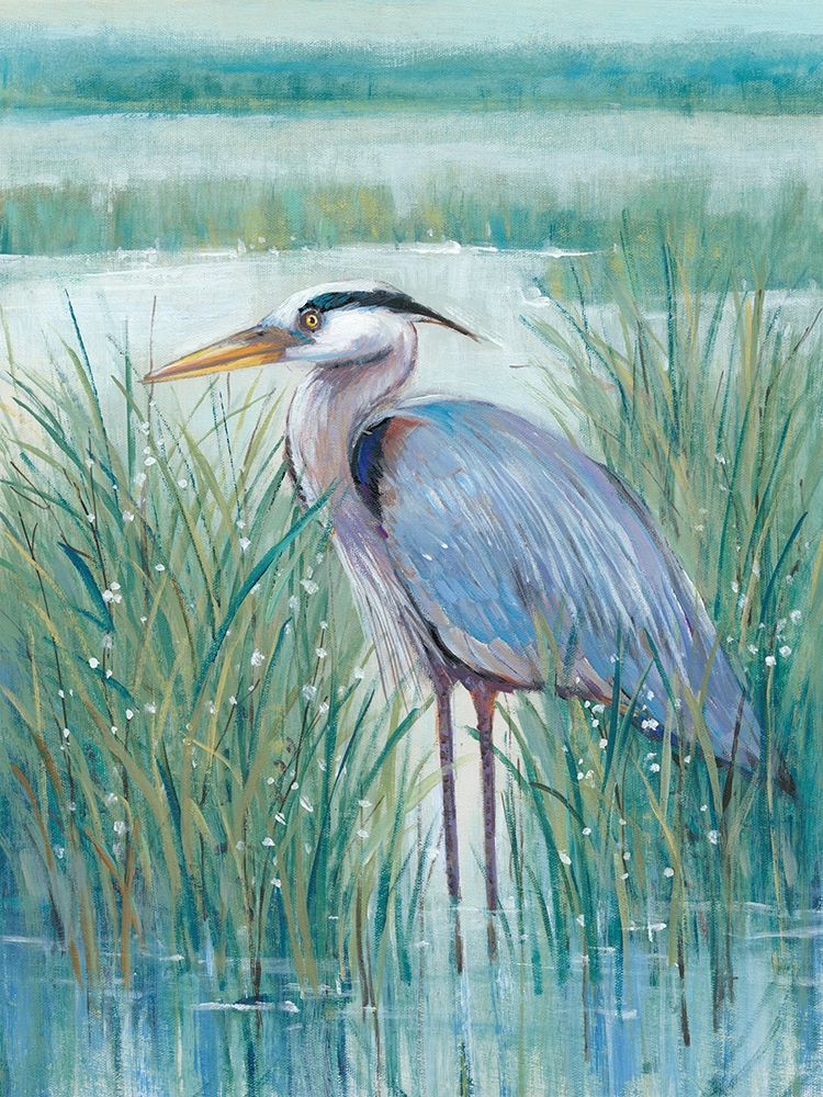 Art Print: Wetland Heron II