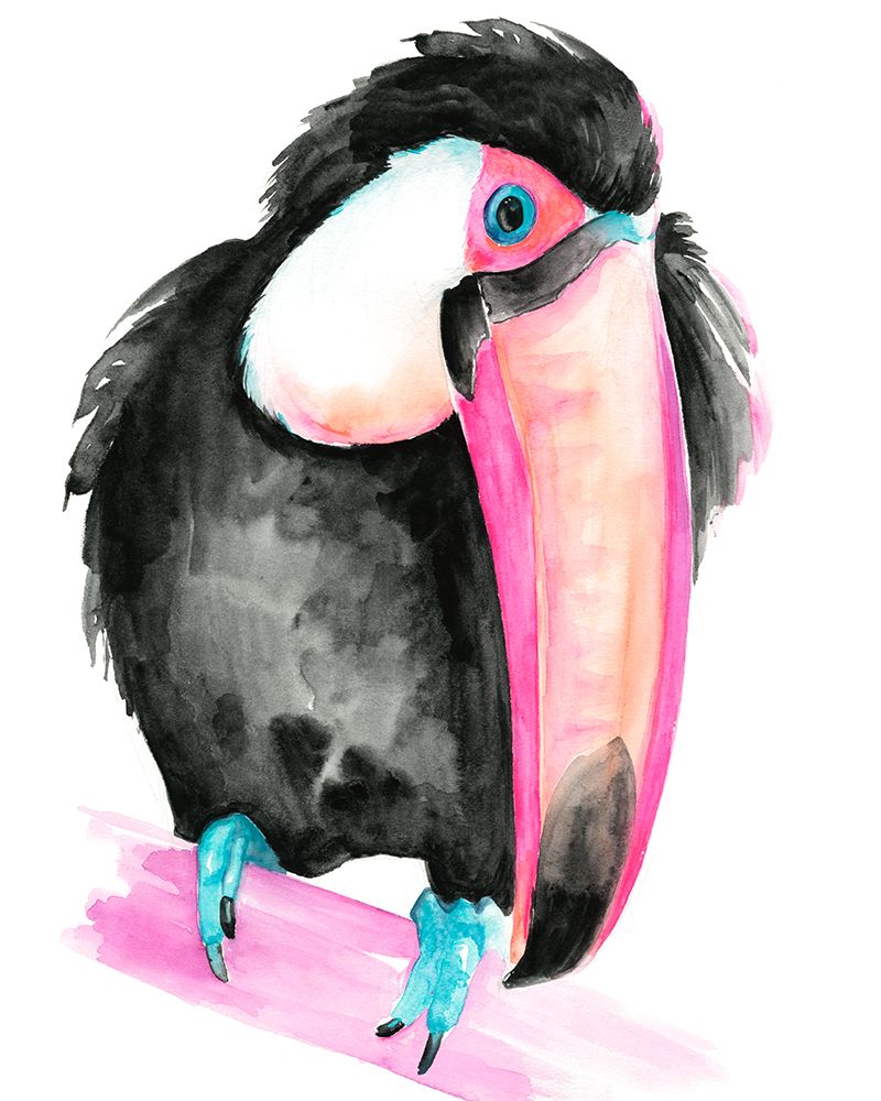 Art Print: Technicolor Toucan I
