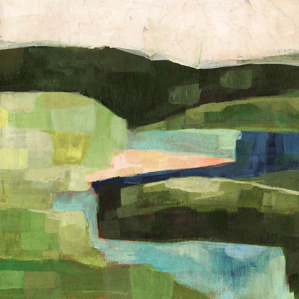 Art Print: Pastoral Patchwork II