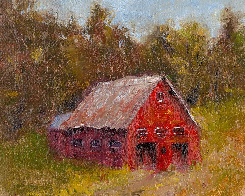 Art Print: Back Road Barn II