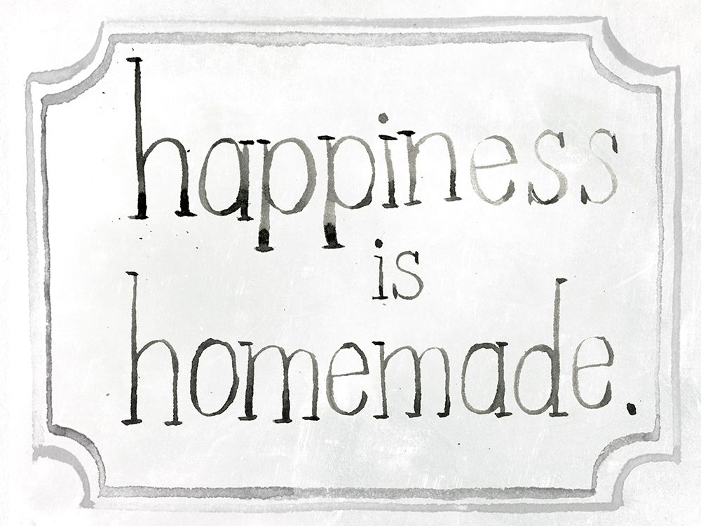 Art Print: Homemade Happy I