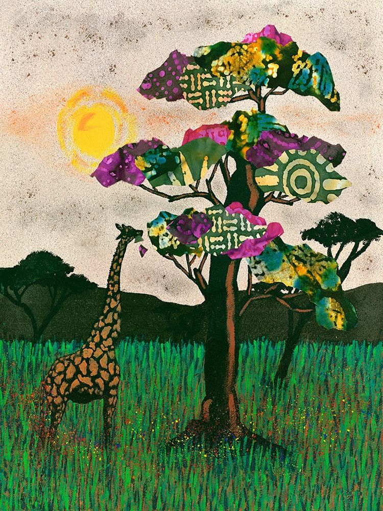 Wall art: Planes of Africa II, by Saunders, Alonzo