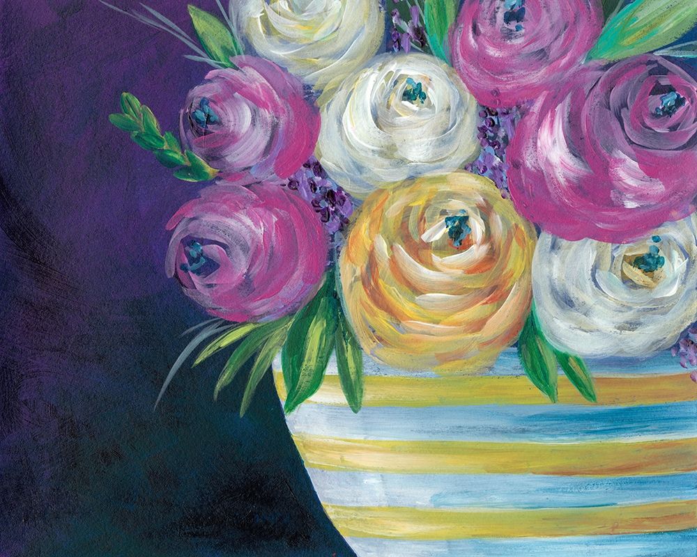 Art Print: Cotton Candy Floral I