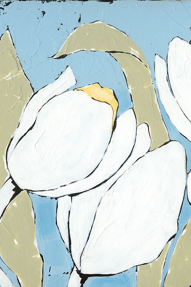 Wall Art Painting id:228400, Name: White Tulip Triptych II, Artist: Reynolds, Jade