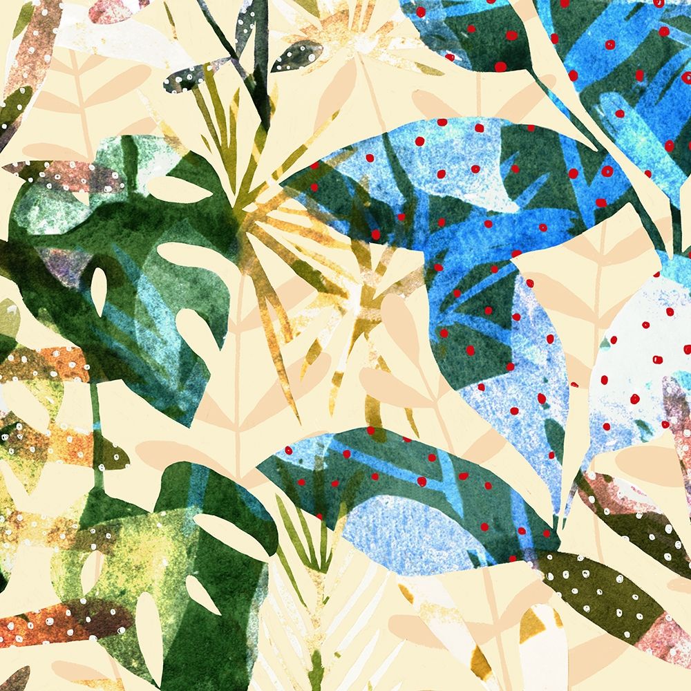 Wall Art Painting id:228422, Name: Technicolor Jungle III, Artist: Scarvey, Emma