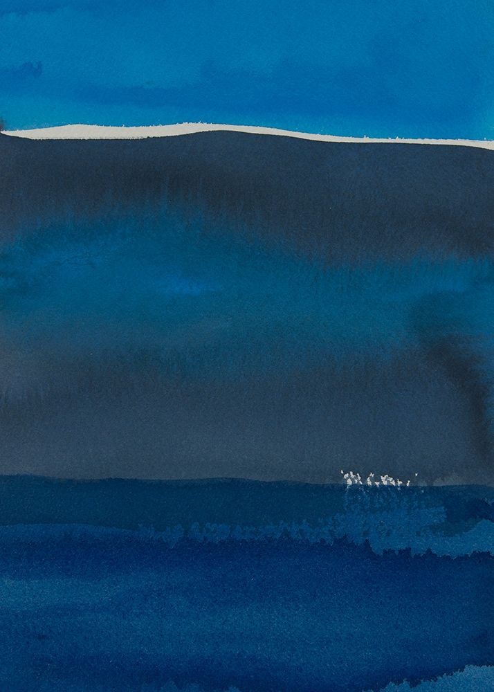 Wall art: Sapphire Horizon II, by Delamater, Rob