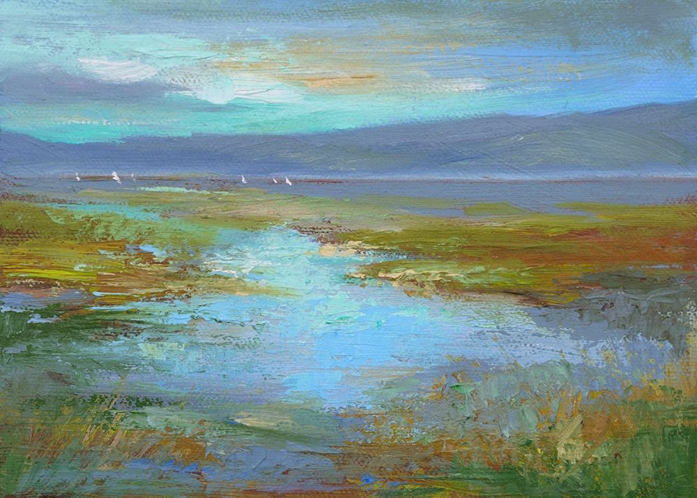 Art Print: Sailing the South Bay