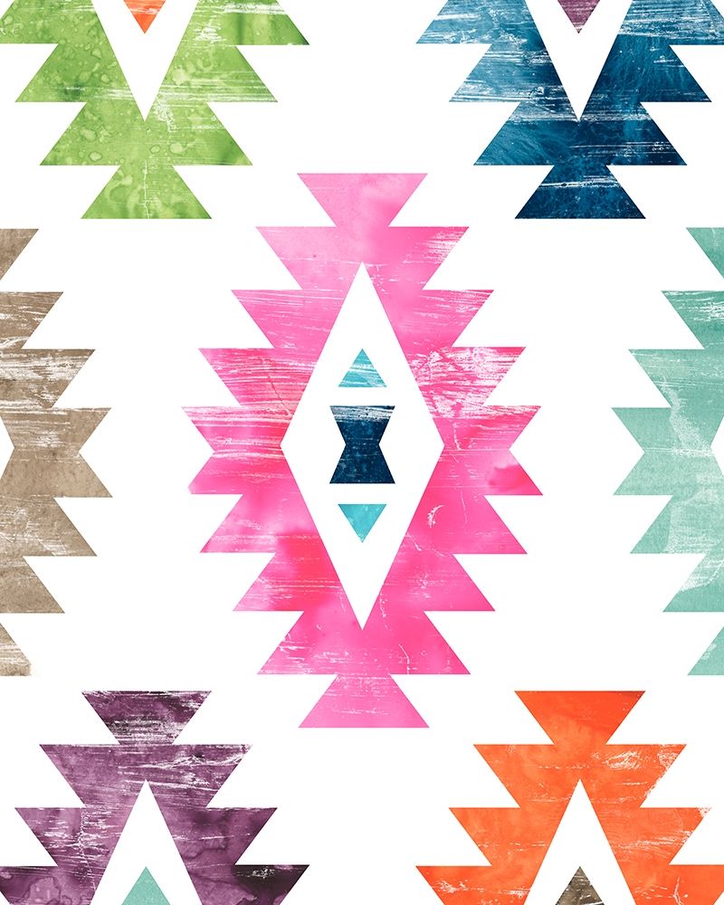 Wall art: Aztec Brights I, by Vess, June Erica