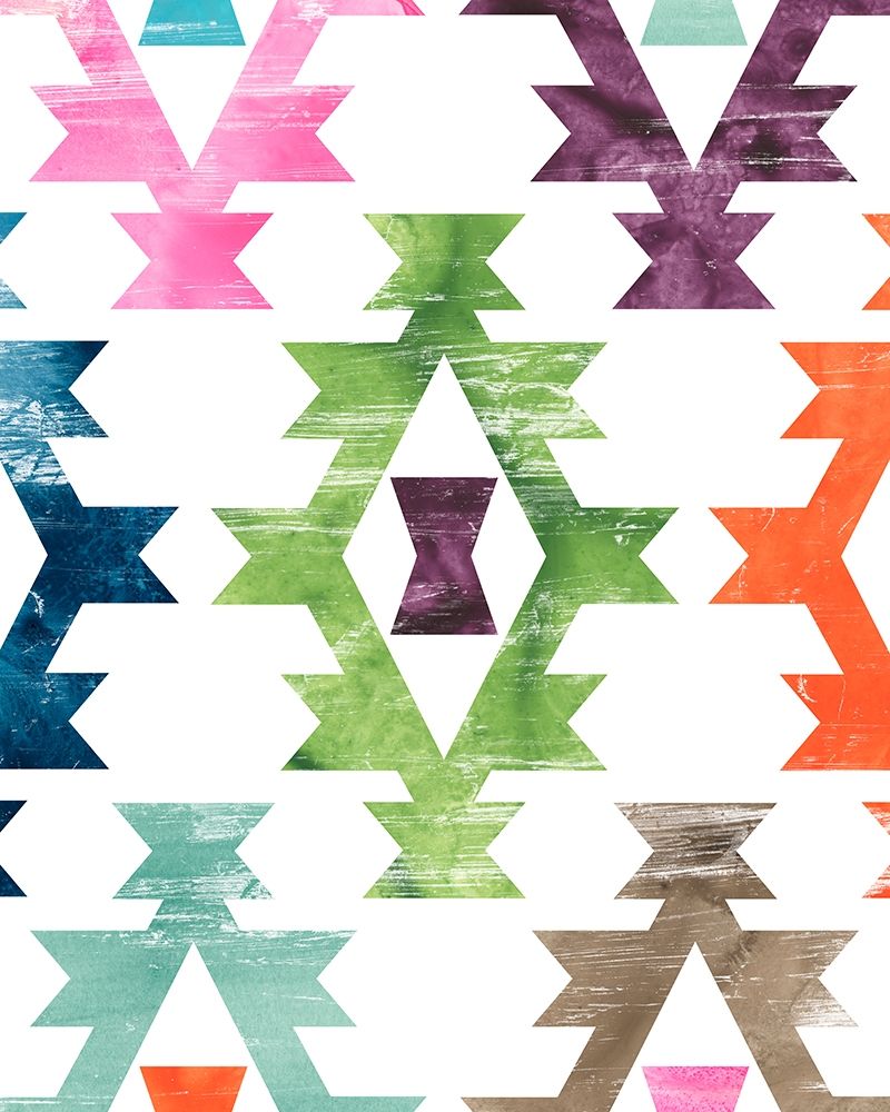 Wall art: Aztec Brights II, by Vess, June Erica