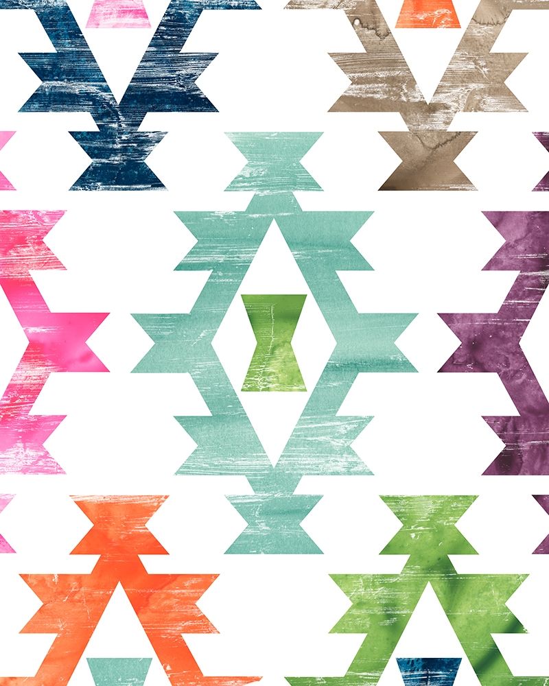 Wall art: Aztec Brights III, by Vess, June Erica