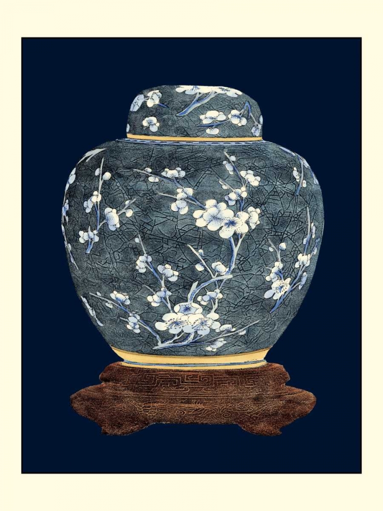 Wall Art Painting id:49562, Name: Blue and White Ginger Jar II, Artist: Vision Studio