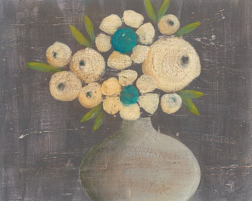 Art Print: Crackled Bouquet II