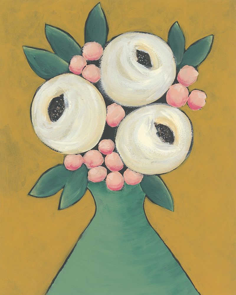 Art Print: Country Garden Bouquet II