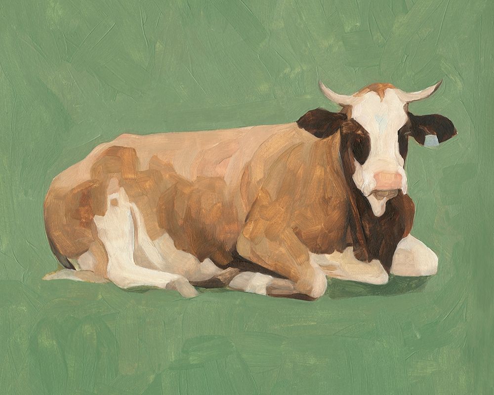 Art Print: How Now Brown Cow II
