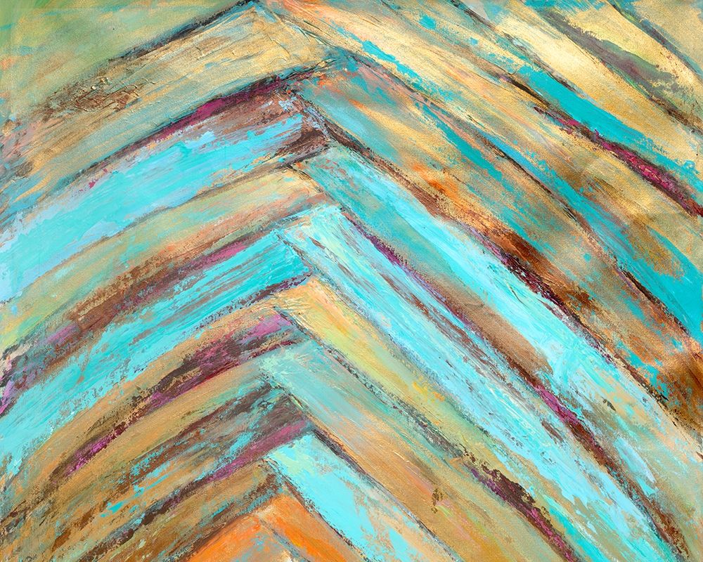 Art Print: Crazy Fronds Diptych I