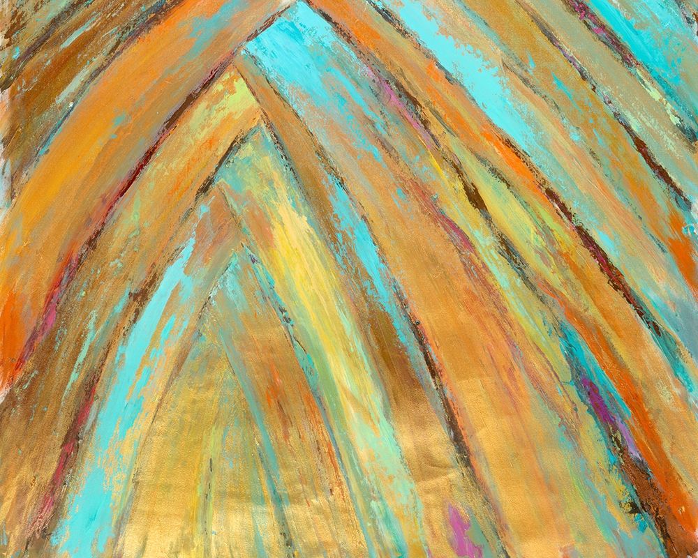 Art Print: Crazy Fronds Diptych II