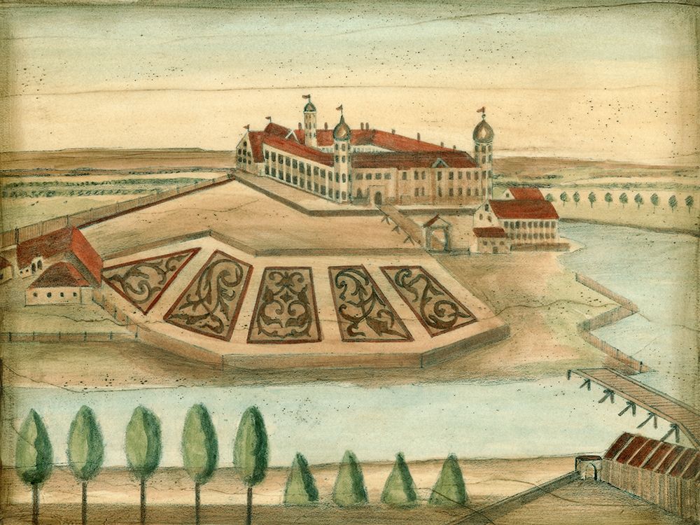 Wall Art Painting id:229507, Name: Garden Design IV, Artist: Vision Studio 