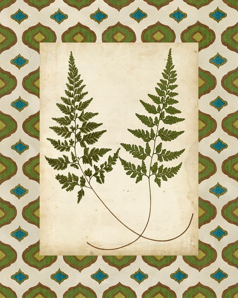 Wall Art Painting id:229508, Name: Moroccan Ferns I, Artist: Vision Studio 