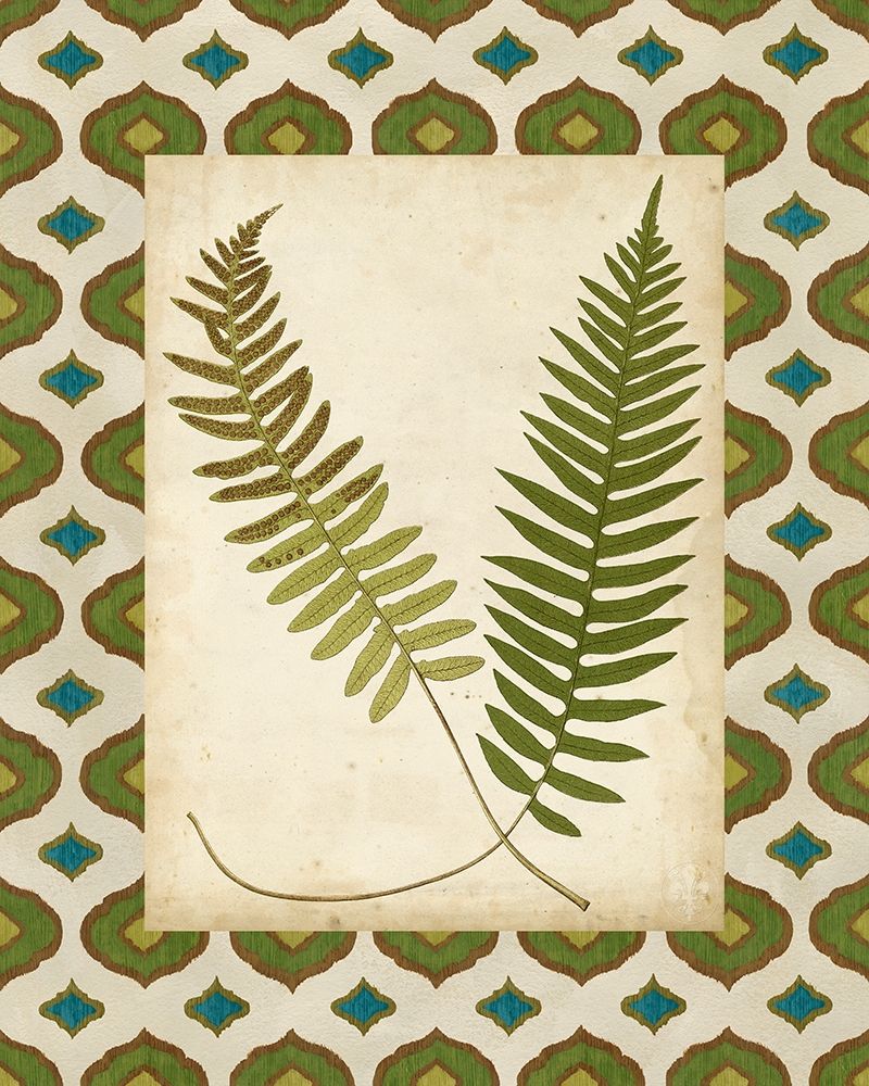 Wall Art Painting id:229510, Name: Moroccan Ferns III, Artist: Vision Studio 