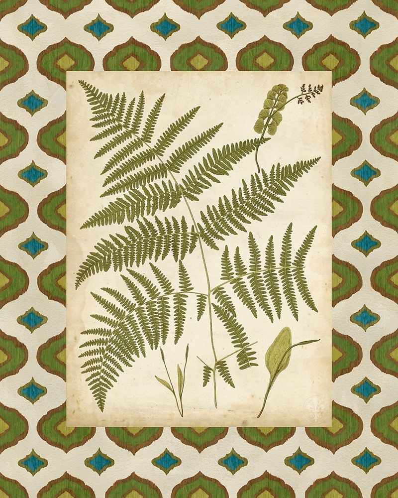 Wall Art Painting id:229511, Name: Moroccan Ferns IV, Artist: Vision Studio 