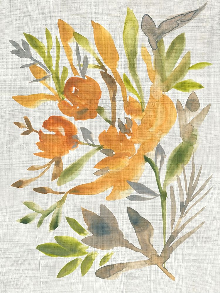Wall Art Painting id:229618, Name: Butterscotch Bouquet I, Artist: Zarris, Chariklia