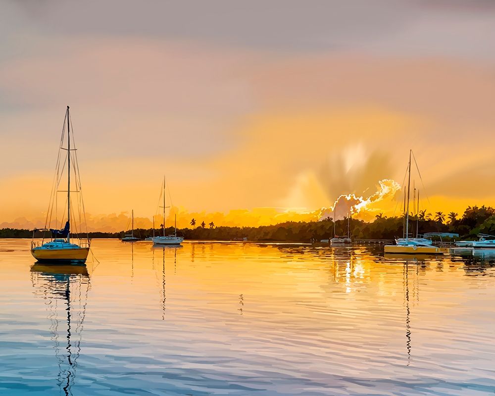 Wall Art Painting id:229770, Name: Sailing Portrait II, Artist: Kalina, Emily