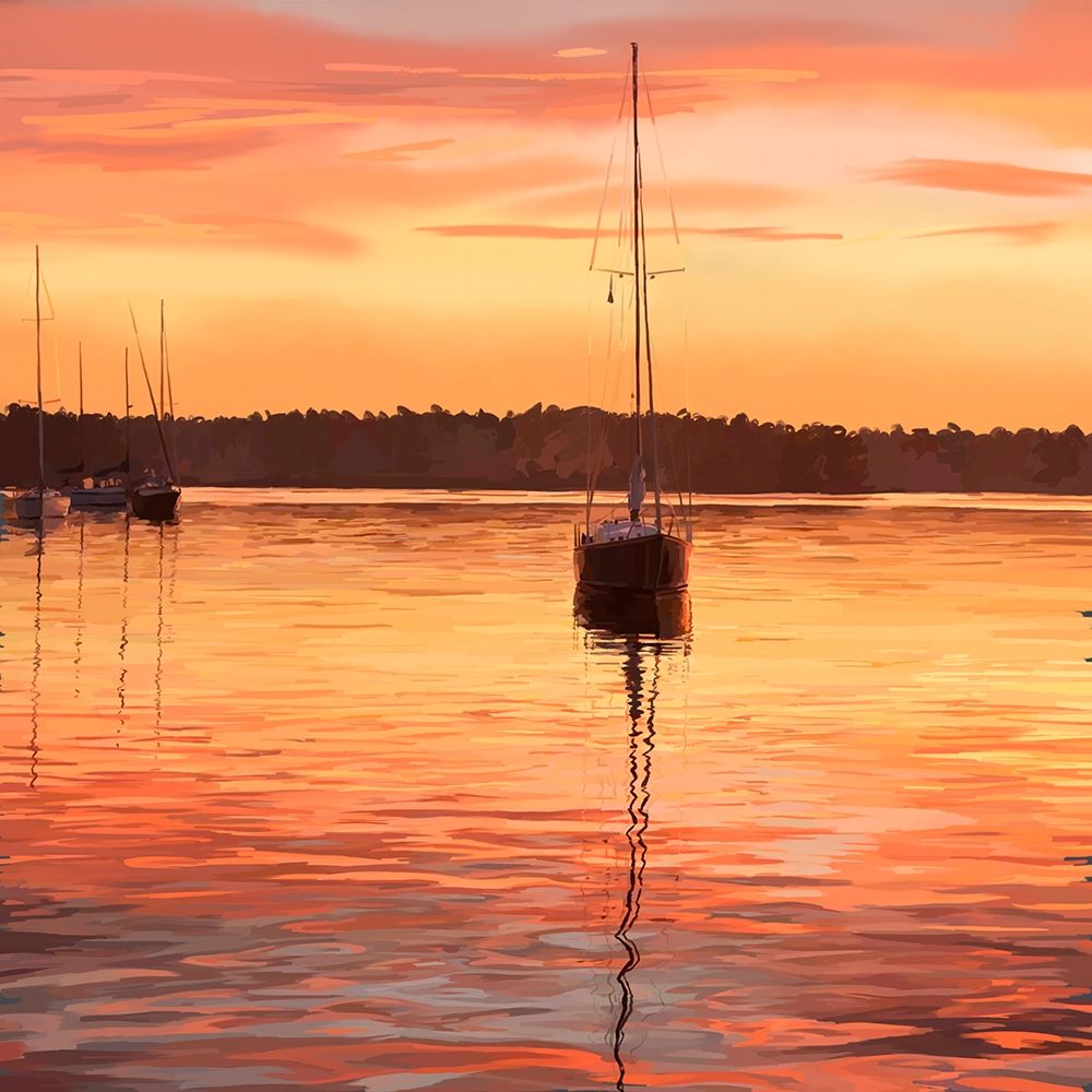 Wall Art Painting id:229771, Name: Sailing Portrait III, Artist: Kalina, Emily