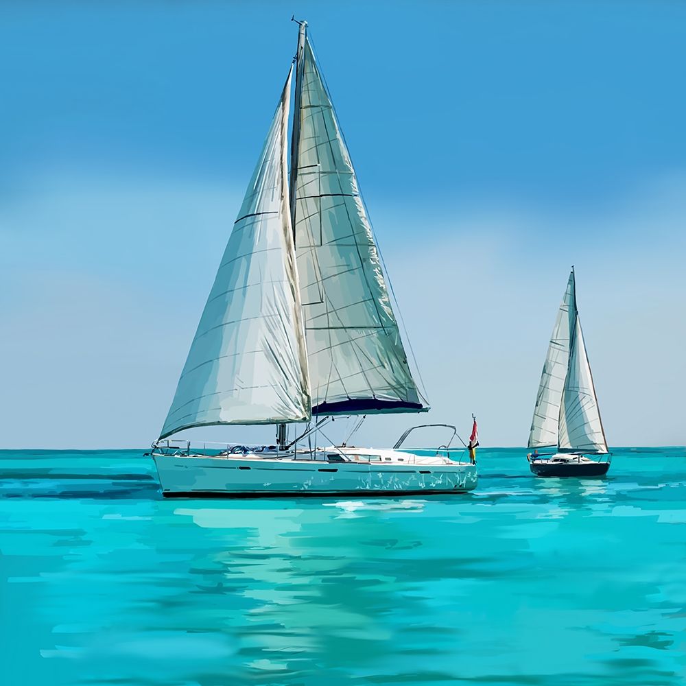 Wall Art Painting id:229772, Name: Sailing Portrait IV, Artist: Kalina, Emily