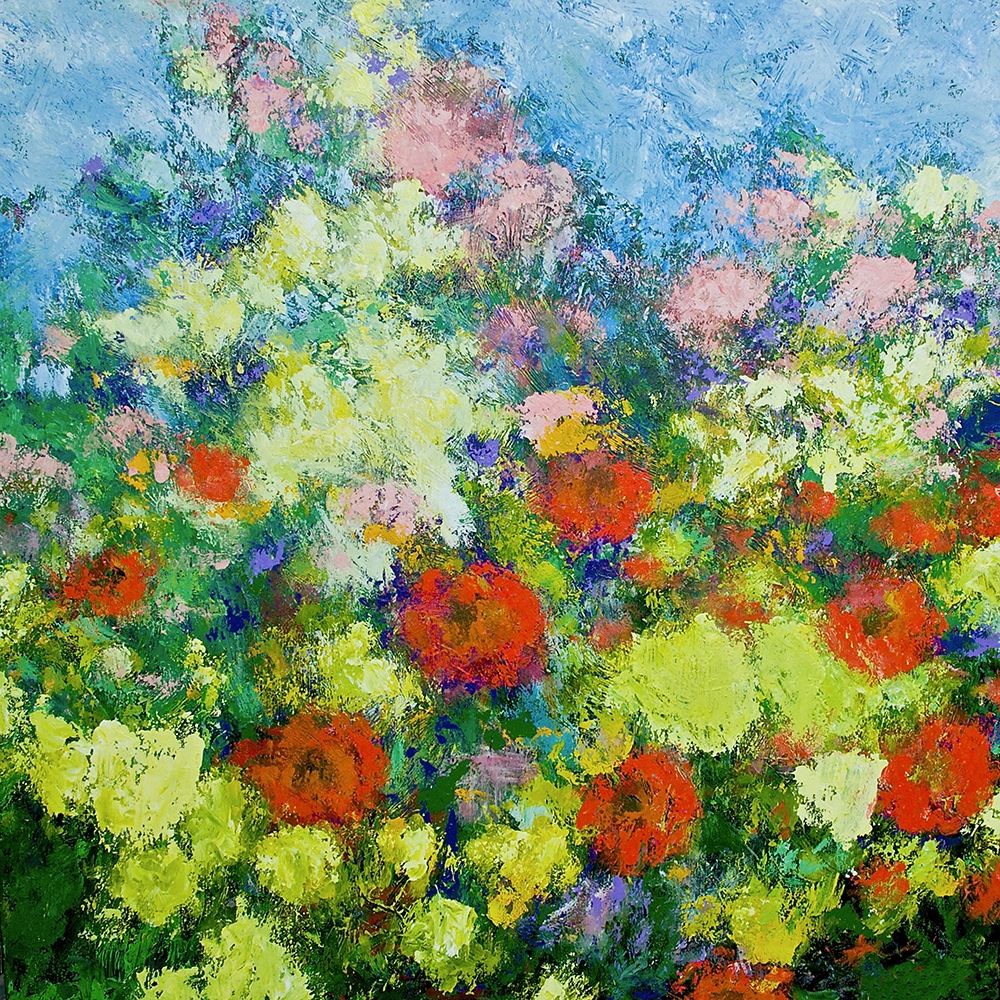 Wall Art Painting id:229919, Name: Garden Shower, Artist: Friedlander, Allan