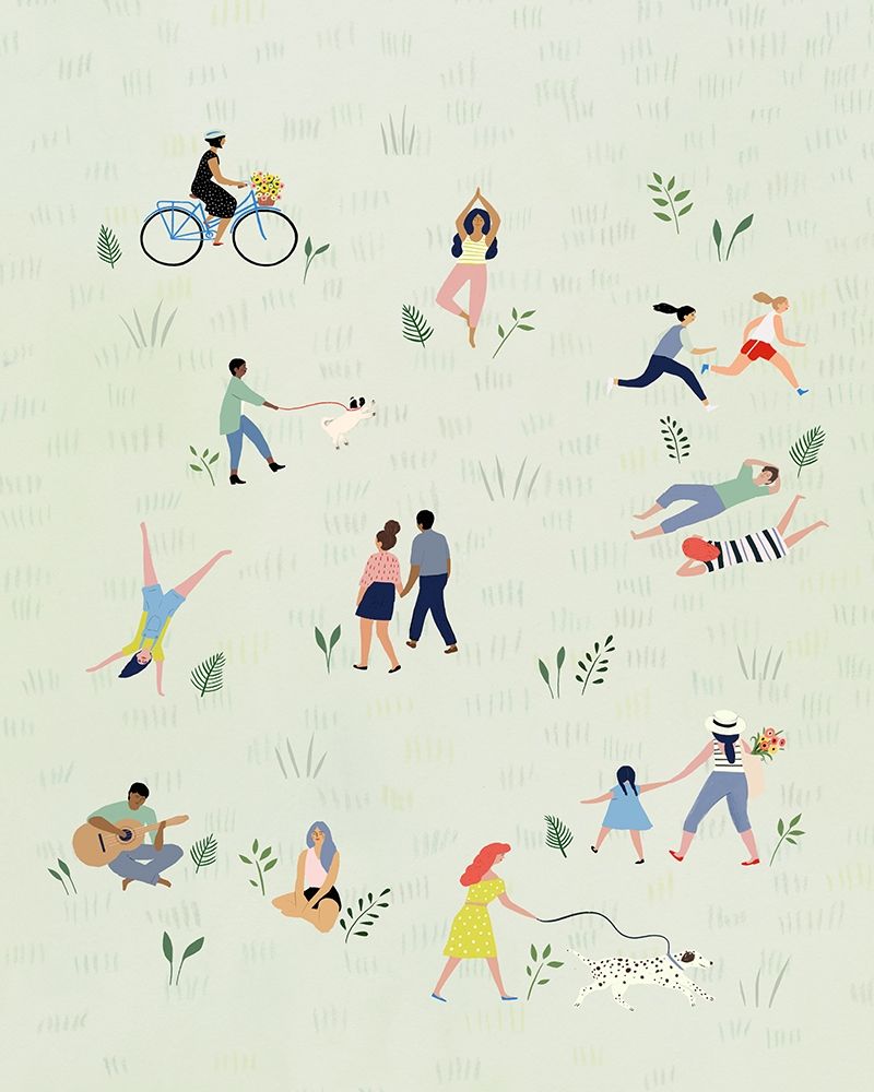 Art Print: Park People I