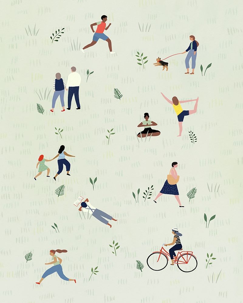 Art Print: Park People II