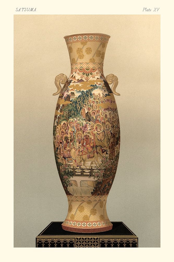 Wall art: Satsuma Vase Pl. XV, by Audsley, George