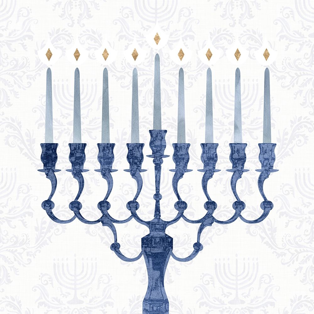 Art Print: Sophisticated Hanukkah I