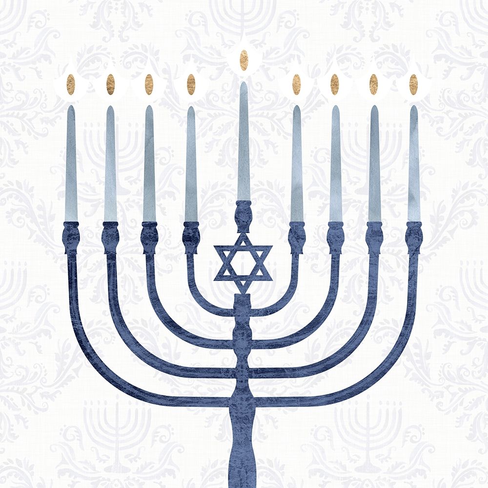 Art Print: Sophisticated Hanukkah II
