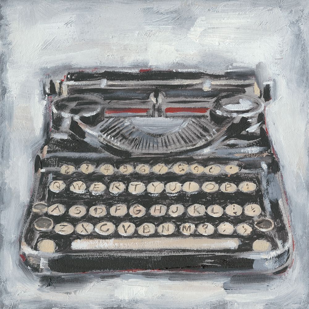 Wall art: Vintage Typewriter I, by Harper, Ethan