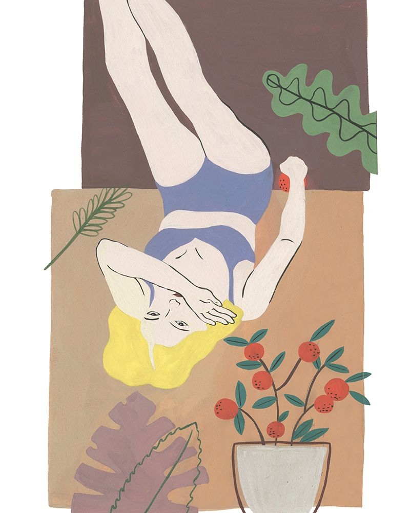 Art Print: Lying Woman II