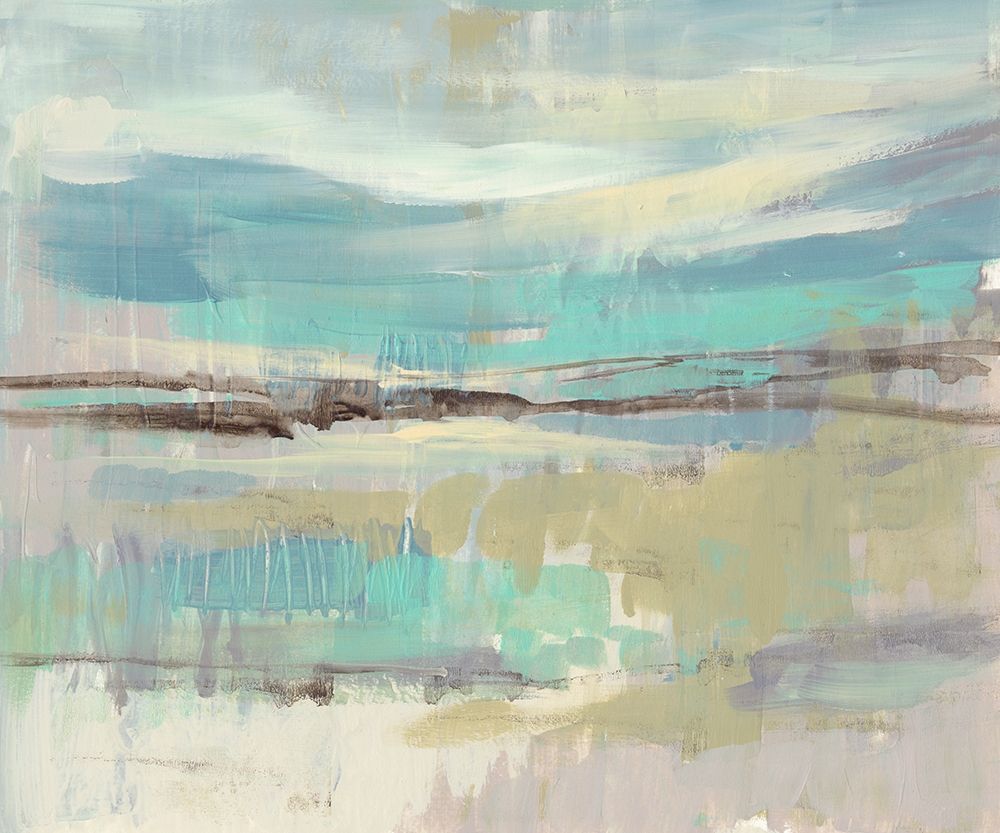 Wall art: Planes of Blue II, by Goldberger, Jennifer