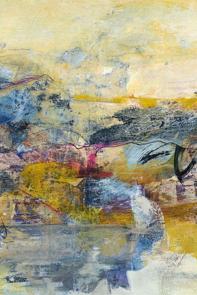 Wall art: Textured Triptych II, by Fuchs, Jodi