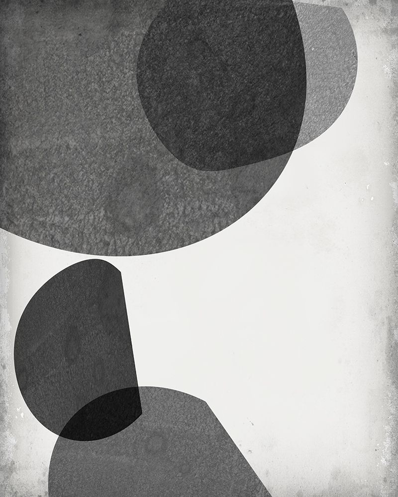 Art Print: Grey Shapes I