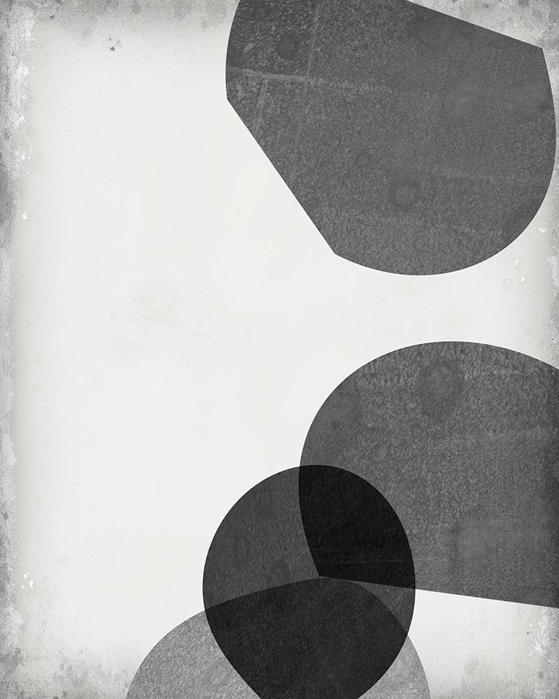 Wall art: Grey Shapes III, by Goldberger, Jennifer